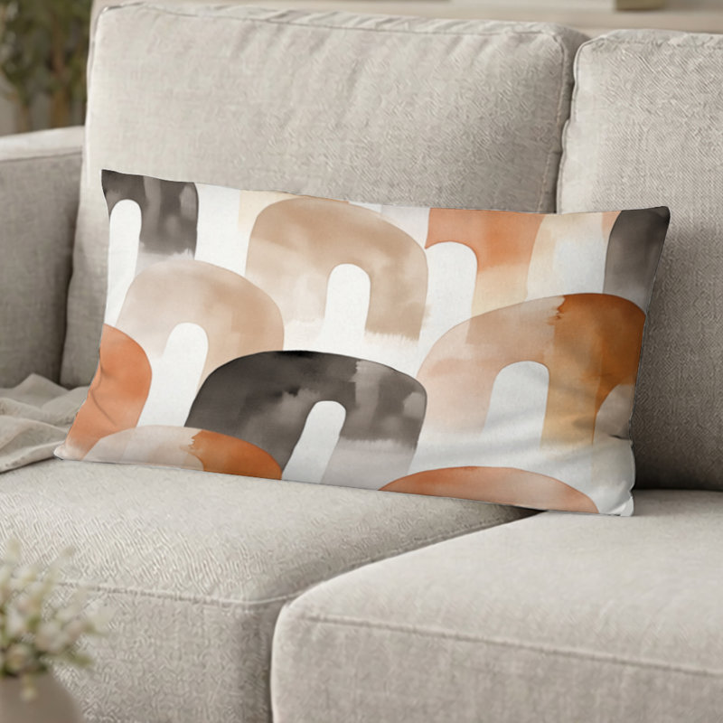 Coussin Arc - Coussin Boho, H 12 po x l 20 po