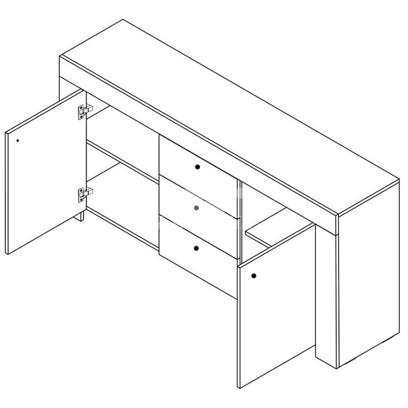Twigg 200cm Sideboard