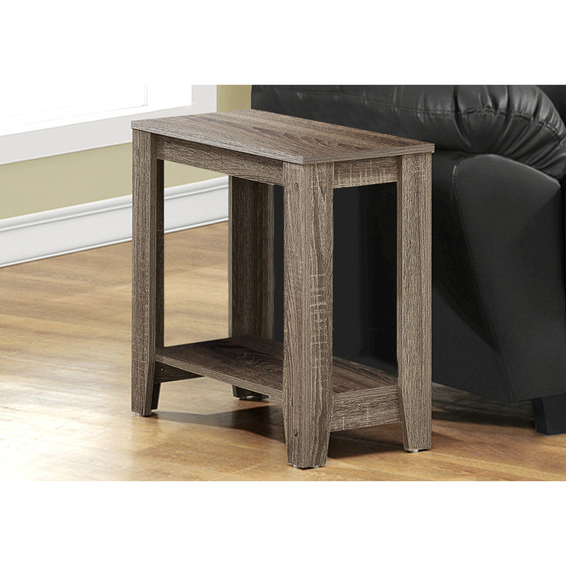 Accent Table, Side, End, Nightstand, Lamp, Living Room, Bedroom, Laminate, Transitional, Dark Taupe