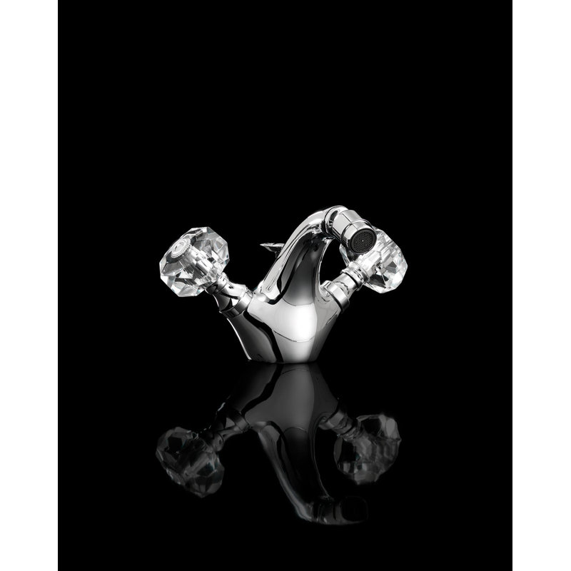 King Centerset Horizontal Bidet Faucet, Chrome