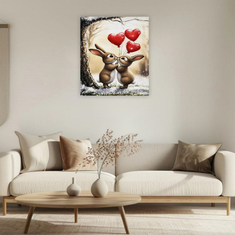 Art mural 24 "x 36", cadre romantique