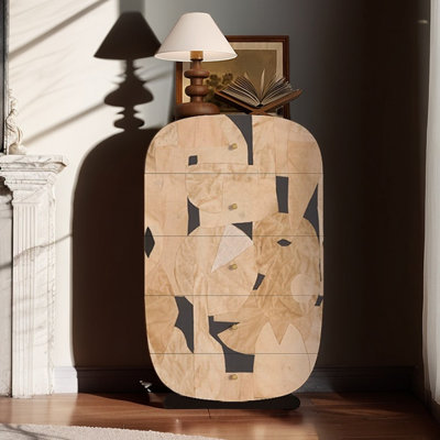 Commode de tiroir de chambre à coucher de salon moderne