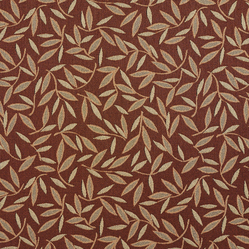 Tissu résistant aux taches des feuilles, Brun / Beige