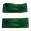 Protecteur de seau de tracteur, protecteur de bord de ski 2 pièces, protecteur de dérapage de gazon long de 12 po, largeur de 4,5 po, accessoire de seau en acier robuste pour l'enlèvement des feuilles de neige, épandage de gravier, vert