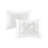 Elegant Tufted White Bedding Sets, Polyester, Sophisticated Style For Home