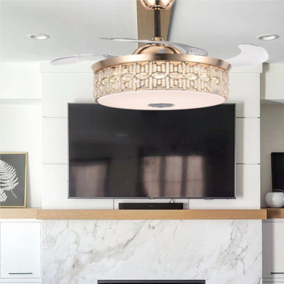 Guichard 43'' Ceiling Fan with LED Lights
