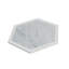 12" Hexagon Marble Mosaic Tile