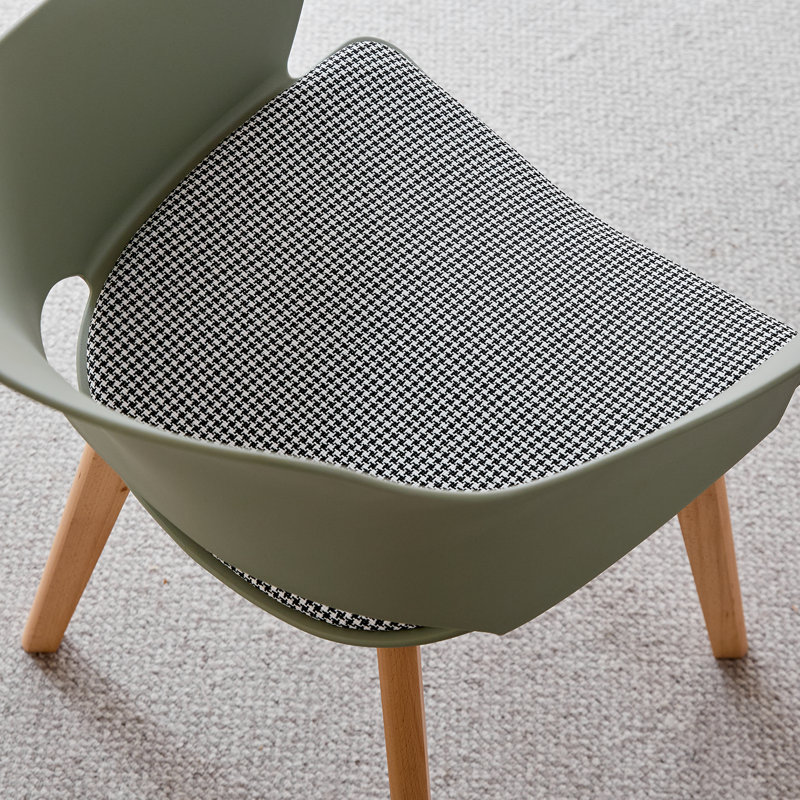 77cm H Cotton Blend Upholstered Armchair, Green