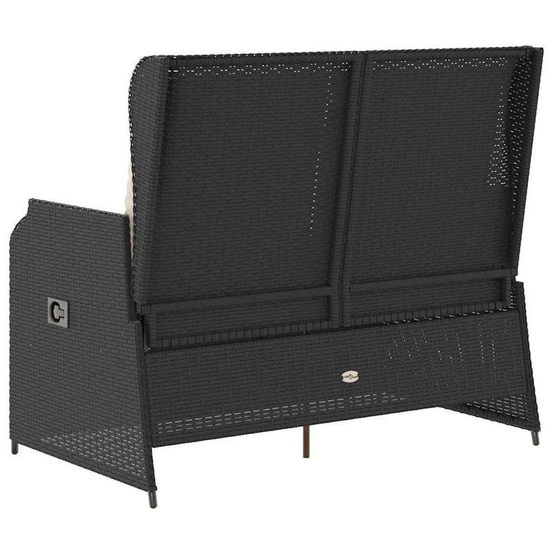 Garden Bench, Cream, Black
