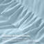 Ensemble de couette à volants Suncomfy, taille simple, bleu clair style shabby chic-136872788-136872789