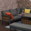 Patio Dining Set with Rectangular Table-131324033-131324034