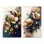 «Deep Blue Calla Lily Bouquet VI», 2 pièces sur toile-2055630433-2055630429