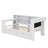 Streamlined Bed With Storage Racks, Drawers, Power Charging Outlet, LED Illumination, And Workstation-222025800-222025802