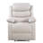 Black Power Recliner With Pillow Top Arms-1503390367