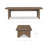 Alexandria Marianne Coffee Table Brown-1334286482
