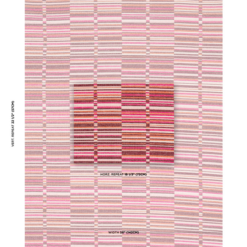 Tissu rayé Tierra, Baie