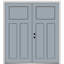 Porte d'entrée pré-montée en fibre de verre Craftsman-609434848-609434876-609434870