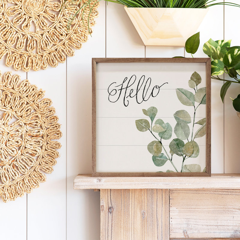 Hello Eucalyptus White, 4" H x 4" W