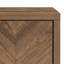 Meuble télé 72 po en bois épaissi 72 po pour les téléviseurs de 88 po ou moins de style campagne moderne Mid-Century, quatre armoires de rangement avec tablettes réglables et console multimédia pour le salon, la chambre à coucher et le couloir-46786095