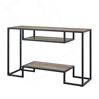 Console Table With 2 Storage Shelves, Hallway Table