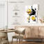 Avery, peinture abstraite dorée-108503114