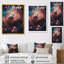 «Floral Bird Nest Harmony» - Art mural oiseau-1790845004-1790844996