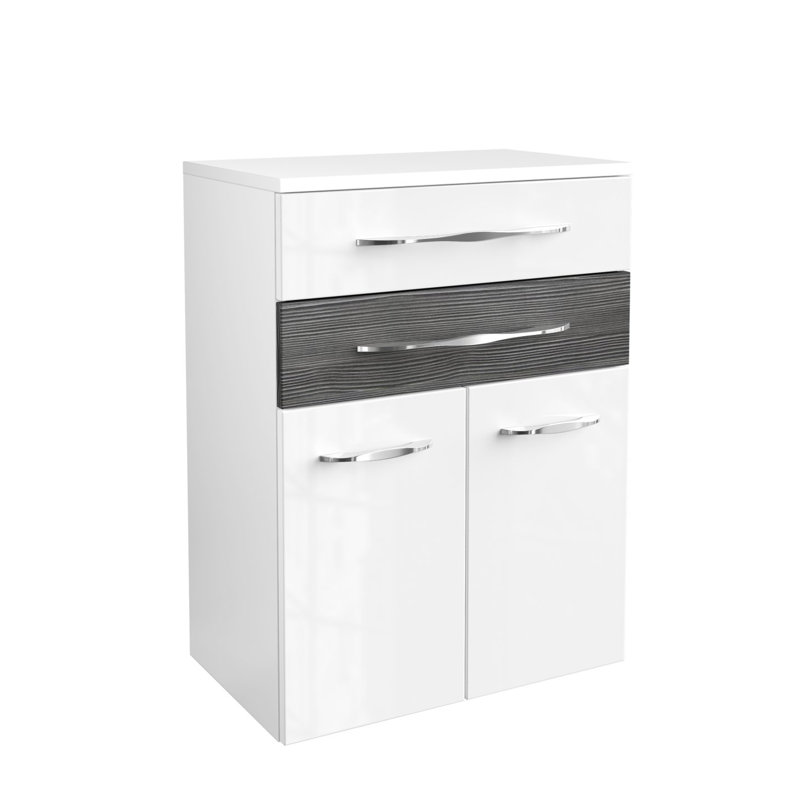 Sceno Bathroom Cabinet, Anthracite pine