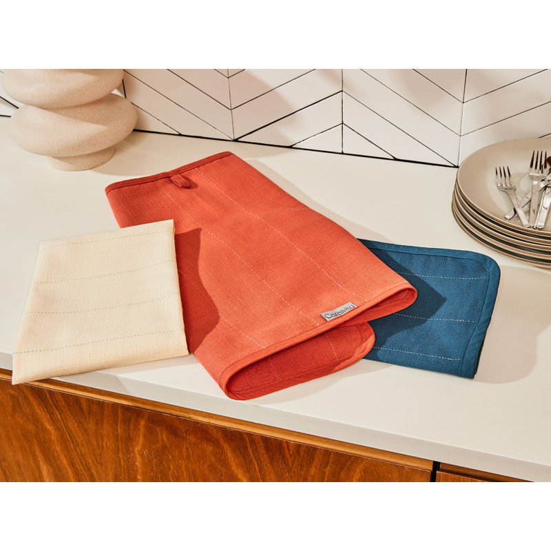Linen Tea Towel Set, Cream