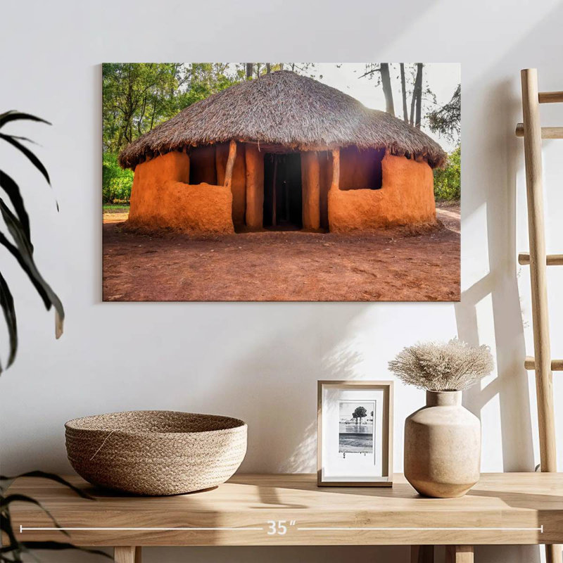 Lilie Kenya Tribal Hut, 16" H x 24" W