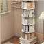 Bibliothèque rotative à 6 niveaux, bibliothèque pivotante à 360 ° avec roulettes, tour de bibliothèque rotative-1378018341-1378018346