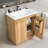 30" W x 18.3" D x 34.4" H Single Bathroom Vanity