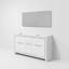 Ensemble de meuble-lavabo double 60 po avec miroir Lafarre-113107985-97832509
