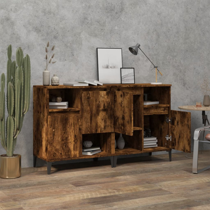 Lateena 60cm Sideboard, Smoked Oak