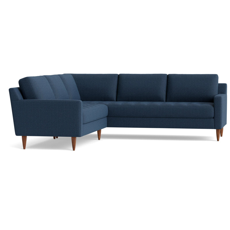 MCM Sectional, Right Hand Facing, Performance Weave - Navy