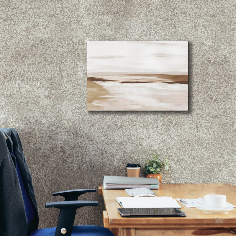 Art mural sur toile Winston Porter «Dreamy Landscape Brown» par Yvette St. Amant, H 18 po x l 26 po x P 0,75 po