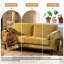 Carmelinda 2 Seater Corduroy Loveseat-1359879260