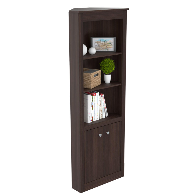 Bibliothèque standard Alma H 70,2 "x l 24,4", Espresso / wengé
