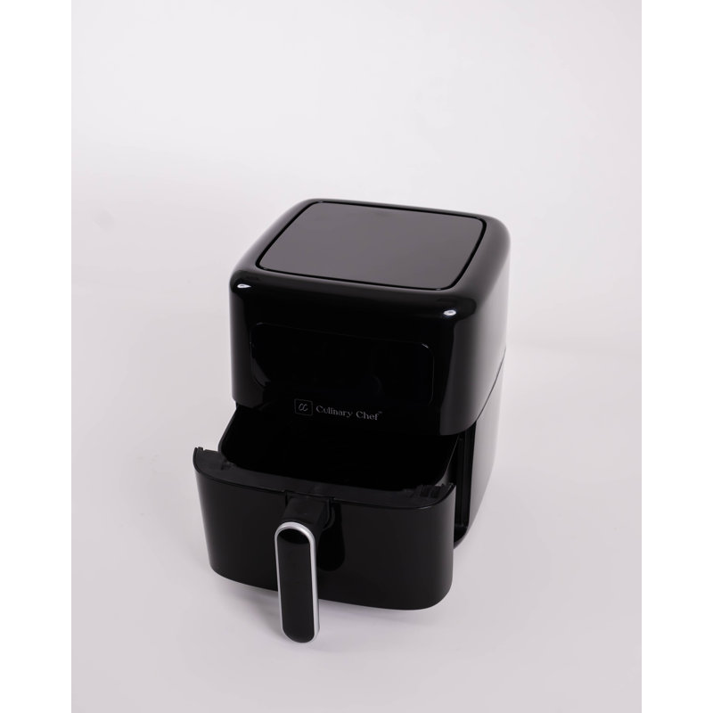Culinary Chef 3.2-Quart Black Electric Air Fryer with Touch Panel