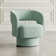 Lendia Mid-Century Modern Upholstered Split-Back Curved Sculpture Swivel Accent Chair