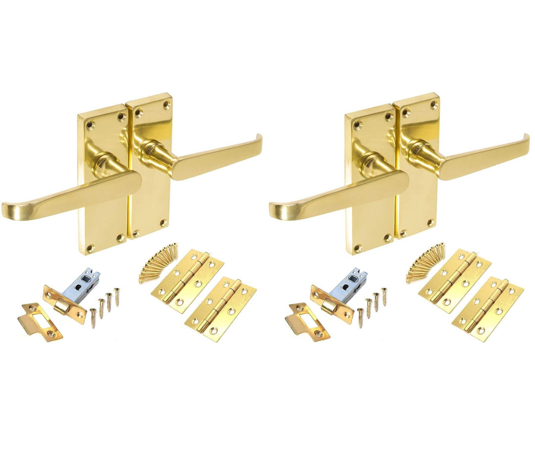 Latch Handle with Backplate