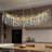 72" Dimmable Tree Branches Crystal Linear Chandelier