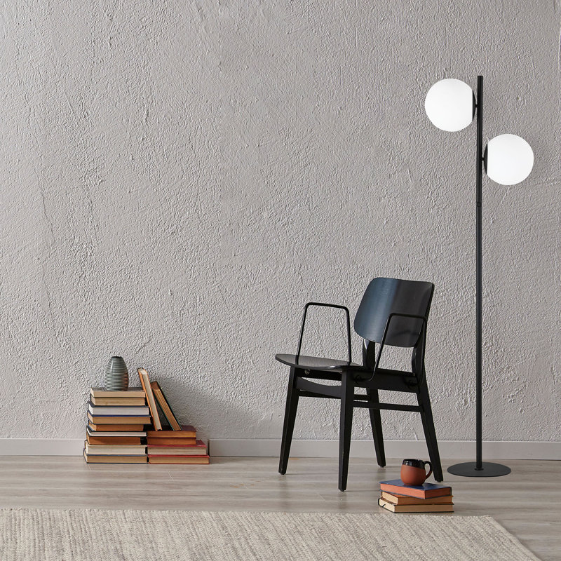 Skipworth 66.75'' Tree Floor Lamp, Matte Black