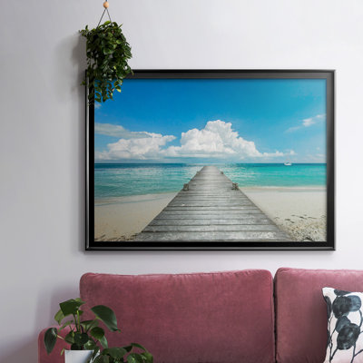 Infinity Pier, reproduction d'art sur toile encadrée