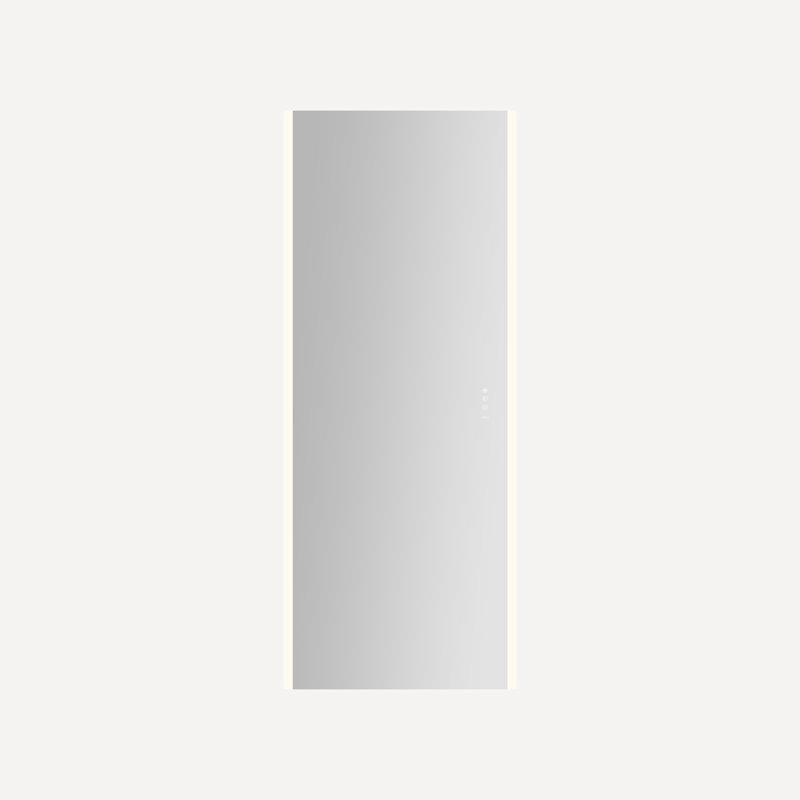 Instinct Lighted Rectangular Mirror, 30" x 72" x 7/8", Edge Lit Light Pattern