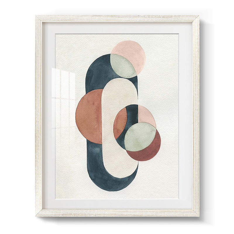 Loops and Bonds II - Impression encadrée, Blanc