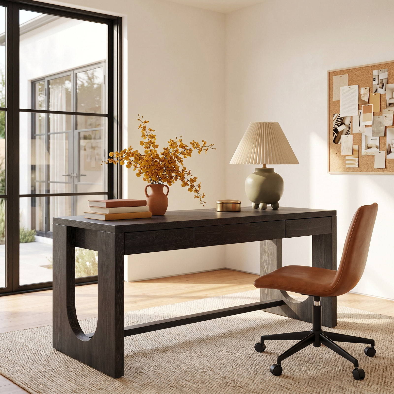 Chiseling 68 " Writing Desk