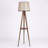 Verve Brown Drum Shade Floor Lamp