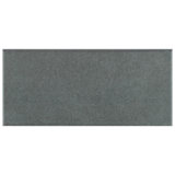 Twenties 8" x 4" Matte Ceramic Bullnose Tile Trim in Dark Gray