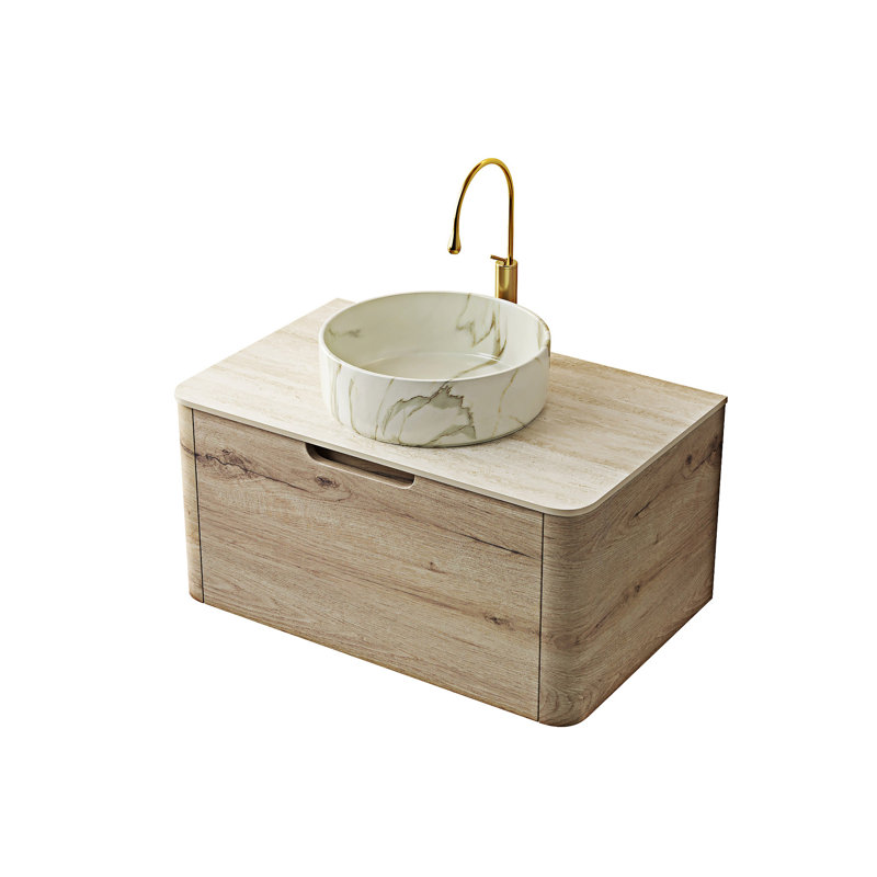 Meuble-lavabo mural avec lavabo, 30"