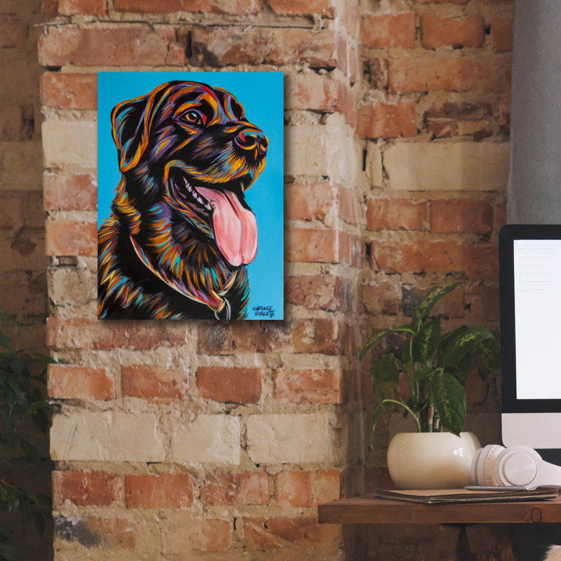 "Labs" par Carolee Vitaletti, H 16 po x l 12 po x P 0,75 po